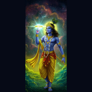 DIVINE WARRIOR KRISHNA-Designed by Templatesmountain